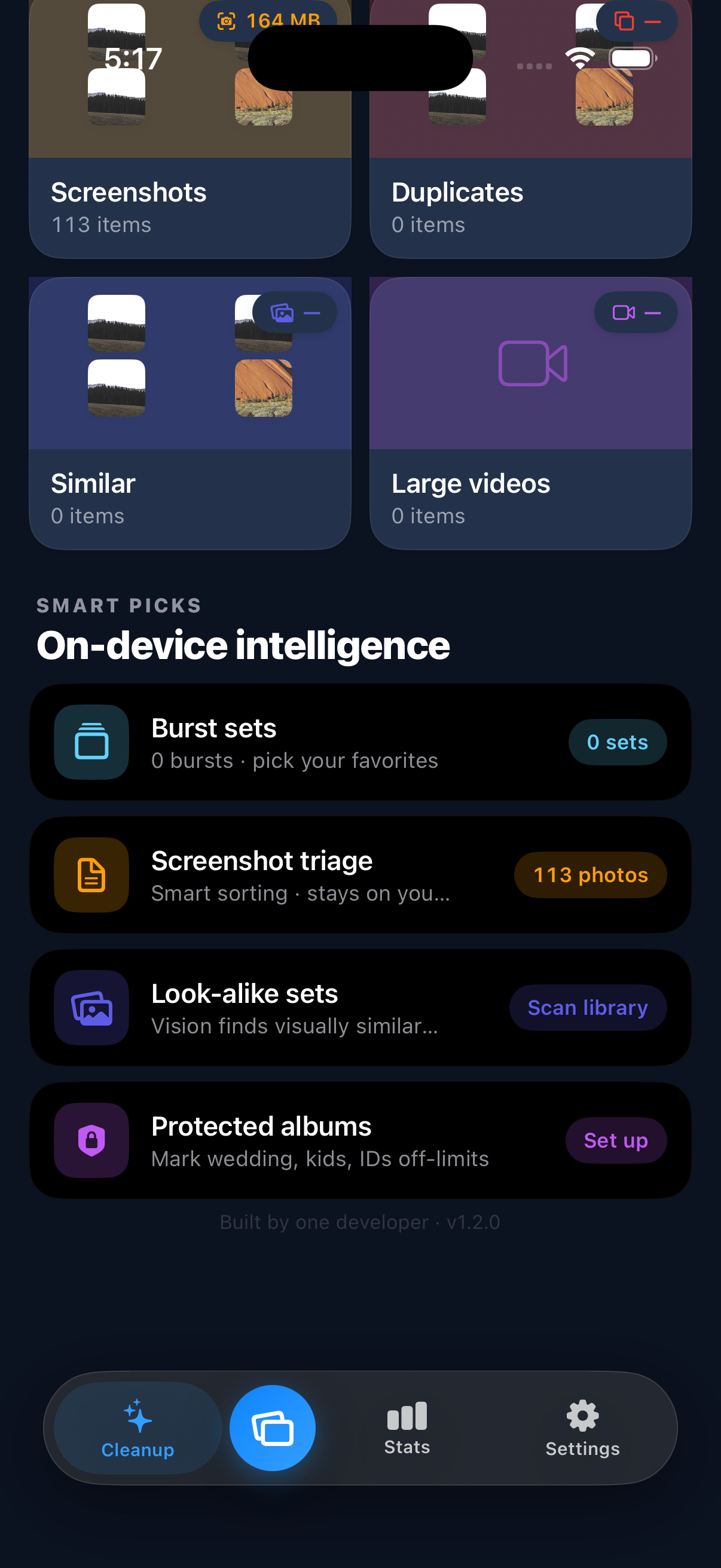 Smart Picks — on-device intelligence